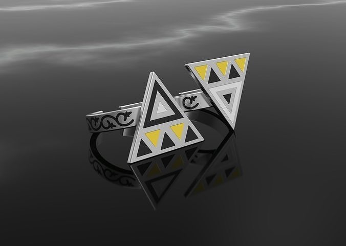 Triangle ring Free 3D print model