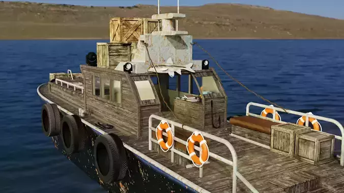 Adventures Boat 3D model