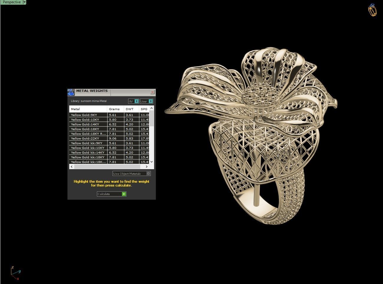 Awesome Cloth Like Electro-Fusion Fashion Ring 3D print model_7