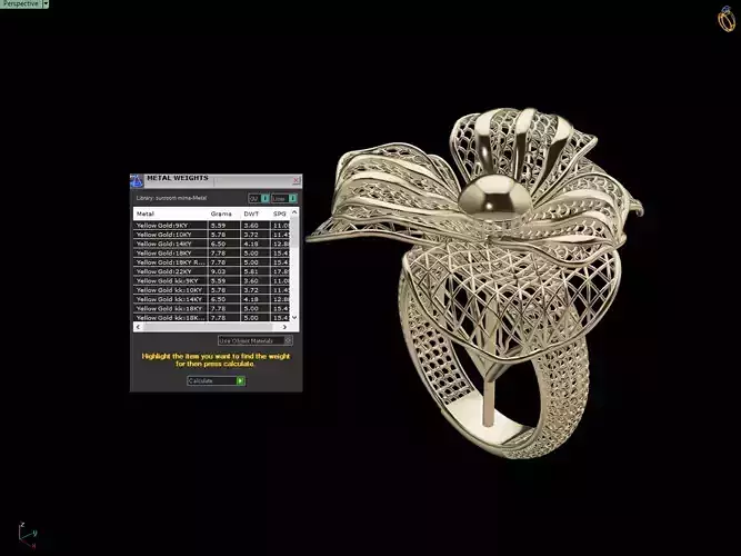 Awesome Cloth Like Electro-Fusion Fashion Ring 3D print model