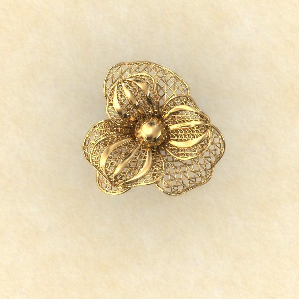 Awesome Cloth Like Electro-Fusion Fashion Ring 3D print model_11