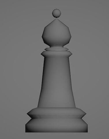 Chess Low poly piece Free 3D print model