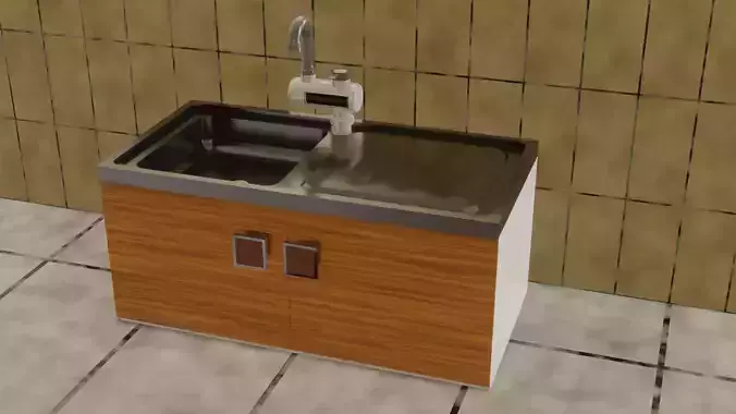 Washbasin and electric faucet