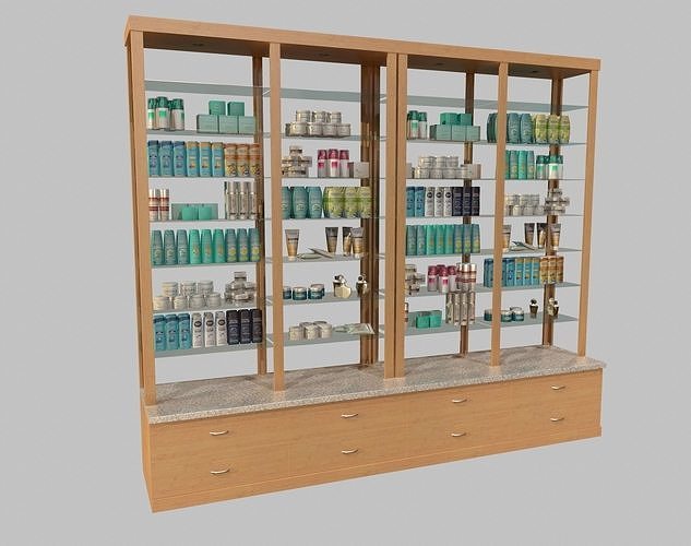 Cosmetics Stand vol3 3D model