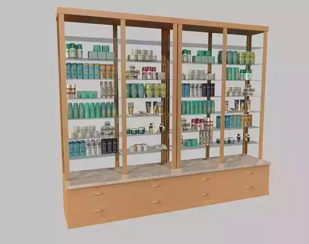 Cosmetics Stand vol3 3D model