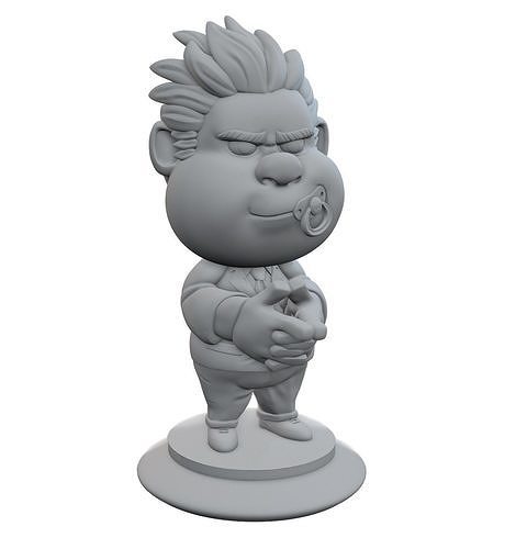 Fusion wreck it ralph vs Boss Baby 3D print model