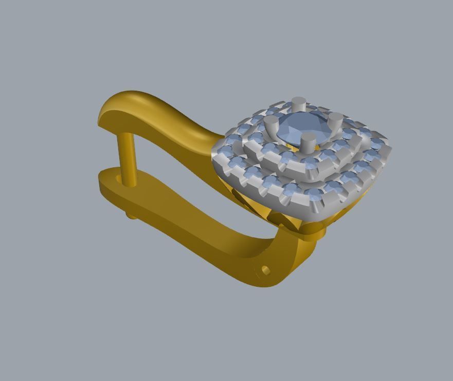 Ring and Earrings 85 3D print model_6