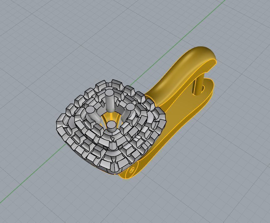 Ring and Earrings 85 3D print model_8