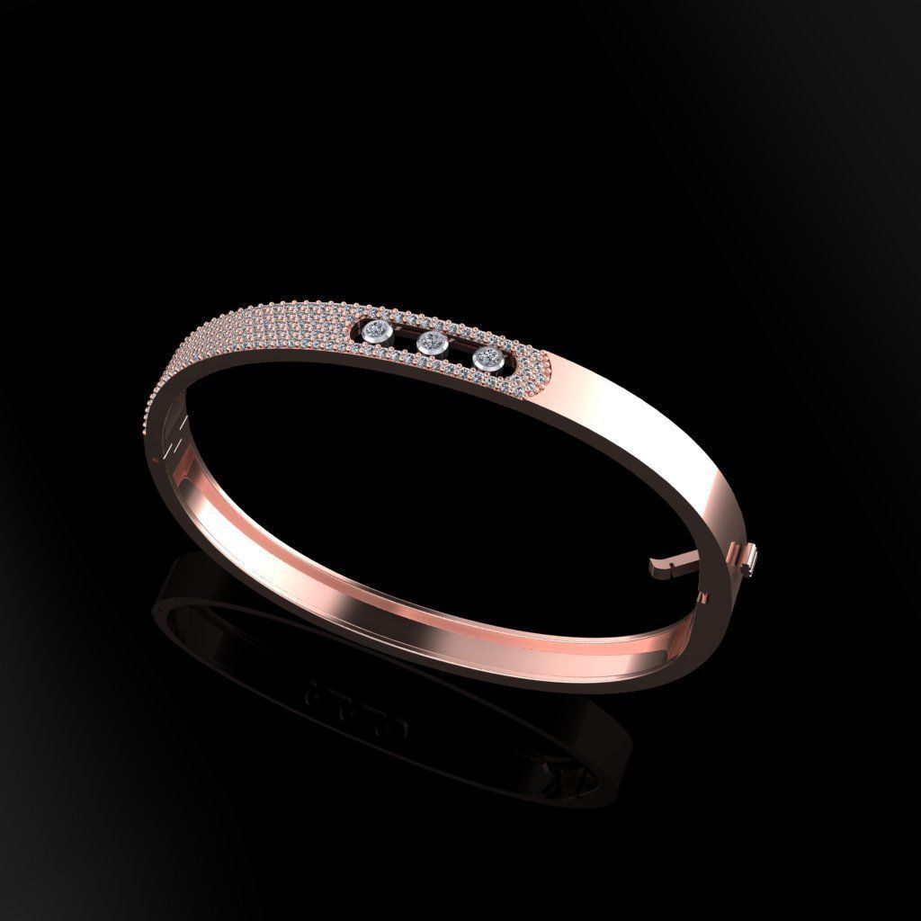 Messika Bracelet  3D print model_1