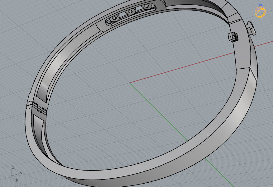 Messika Bracelet  3D print model_9