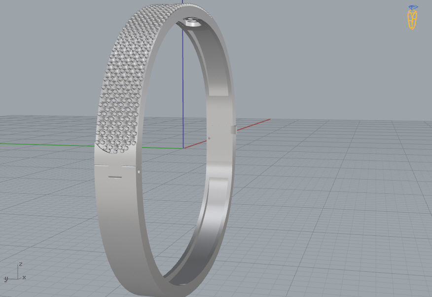 Messika Bracelet  3D print model_10