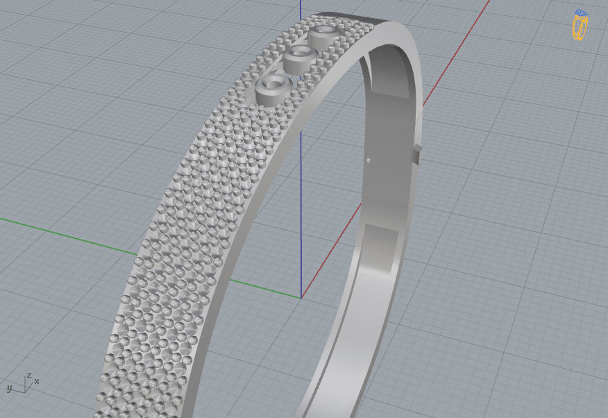 Messika Bracelet  3D print model_7