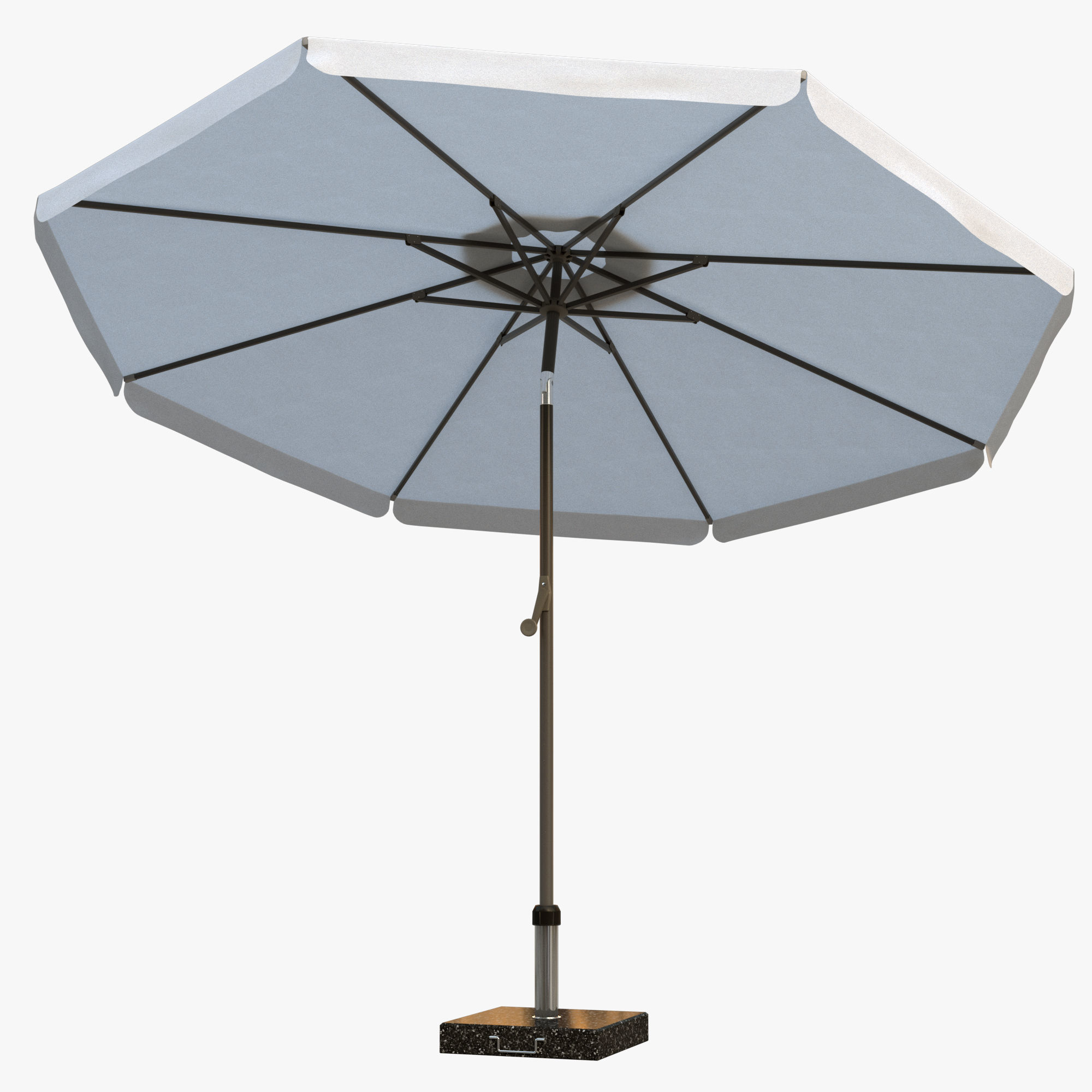 Outdoor umbrella Parasols Antigua 3D model_1