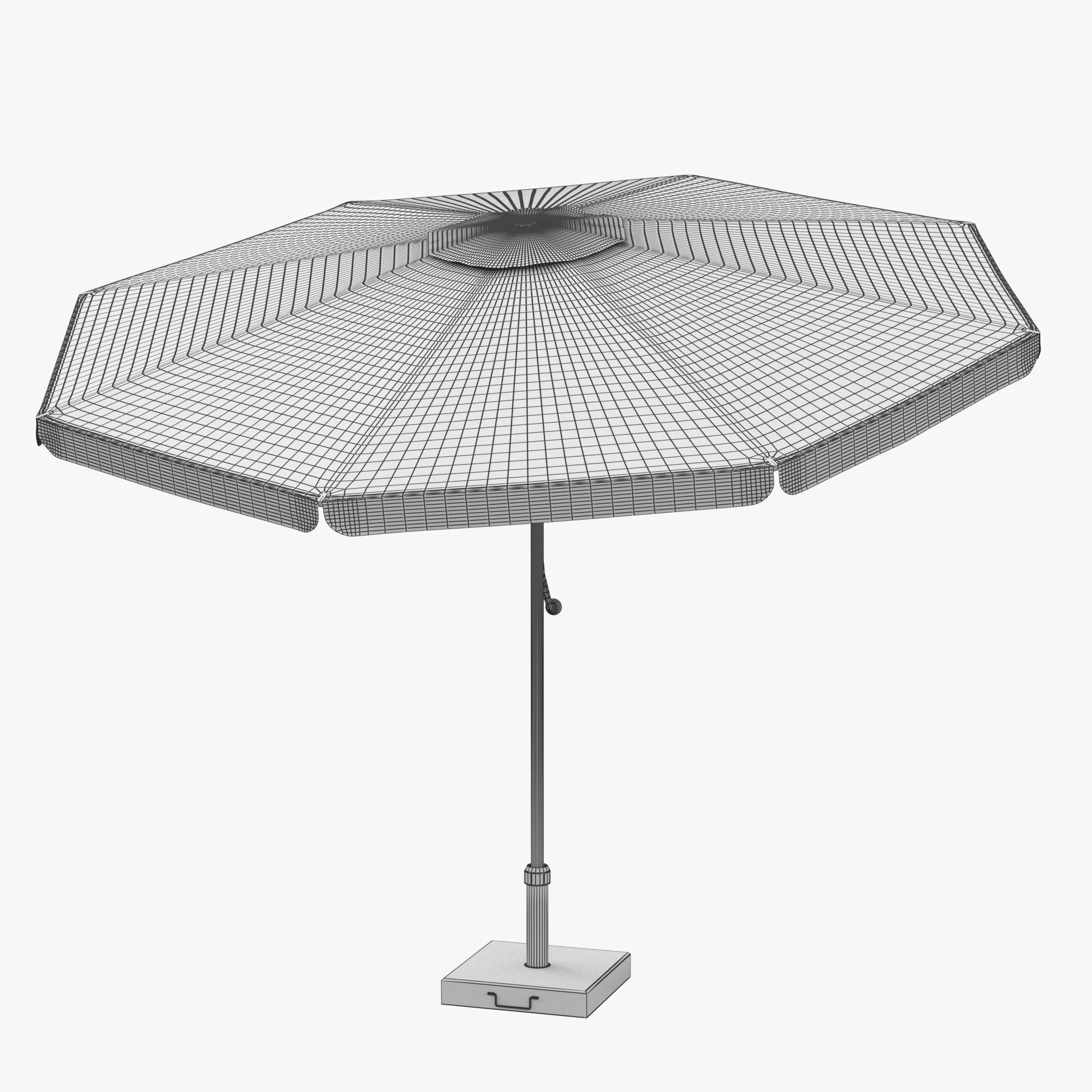 Outdoor umbrella Parasols Antigua 3D model_13