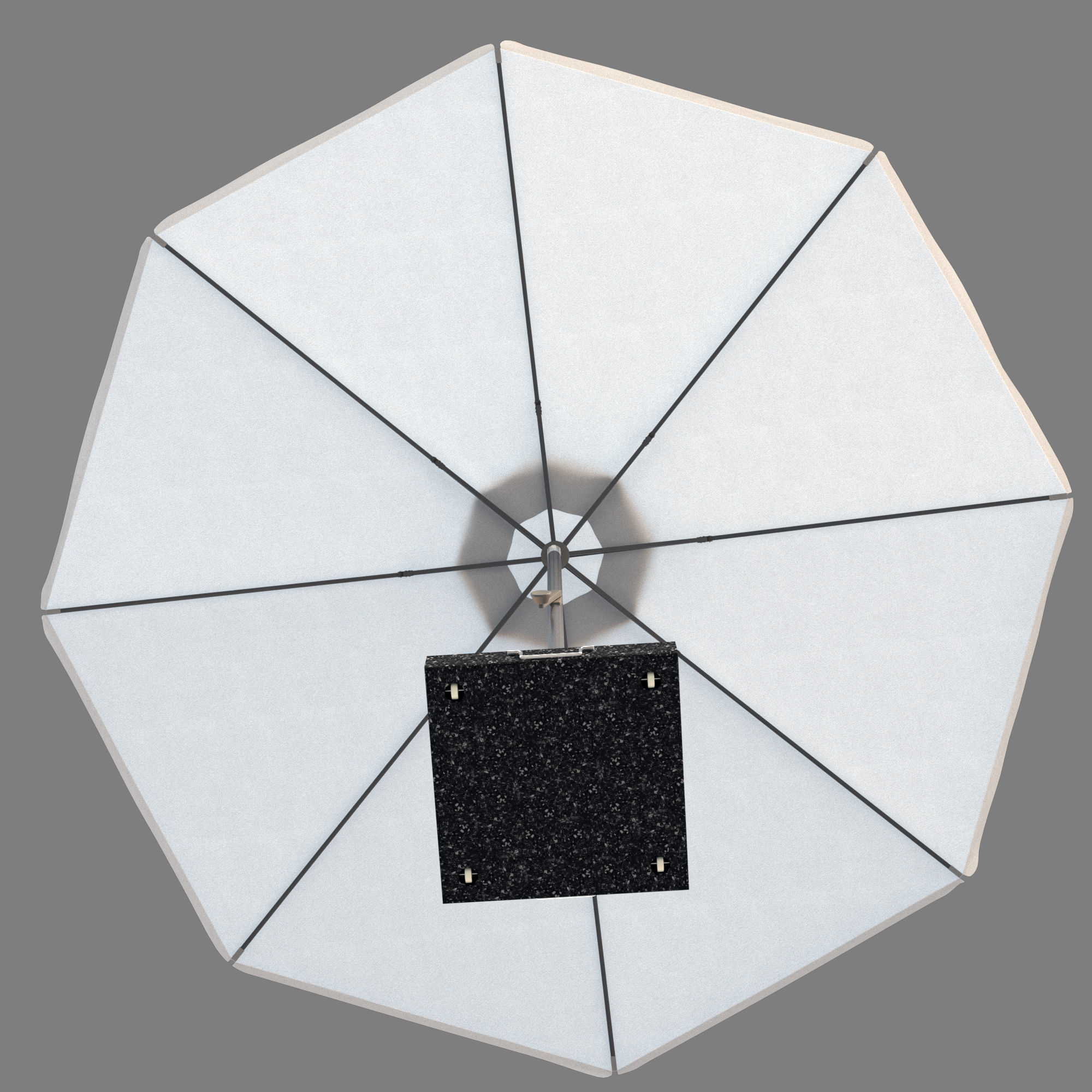 Outdoor umbrella Parasols Antigua 3D model_8