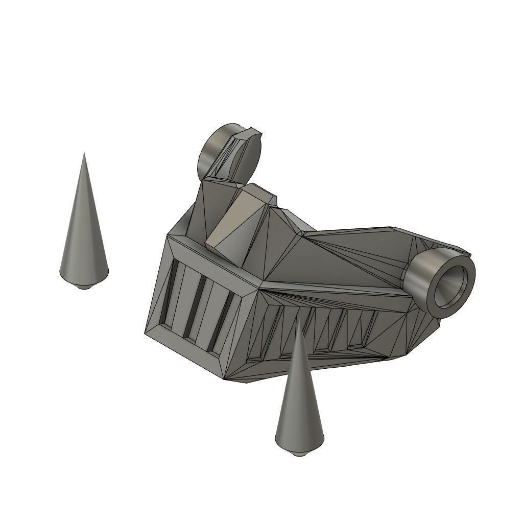 Mazinger Z Mask Free 3D print model_3