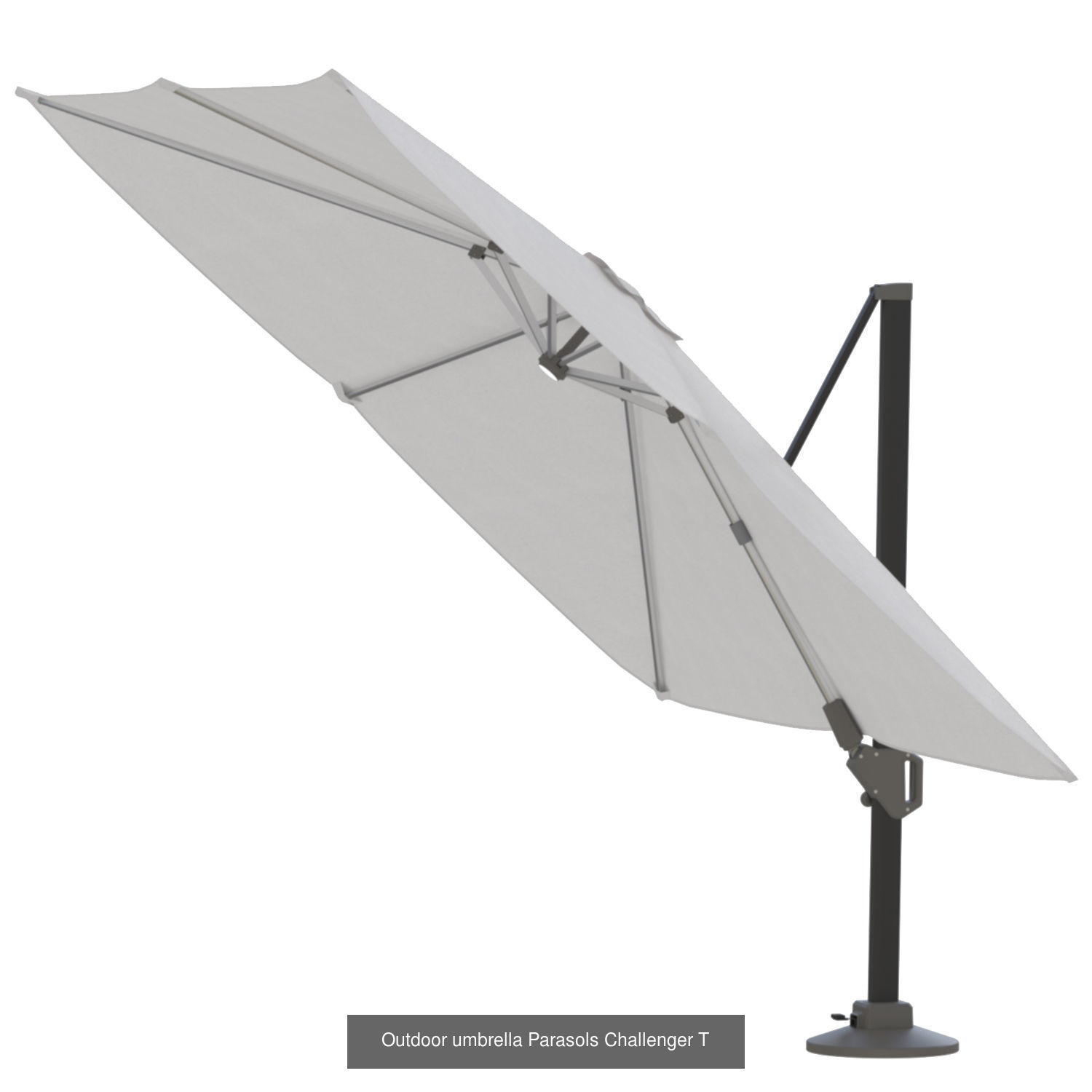 Street umbrellas 3D Model Collection_4