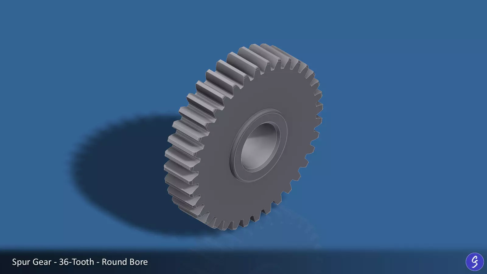 36-Tooth Spur Gear 03 3D print model