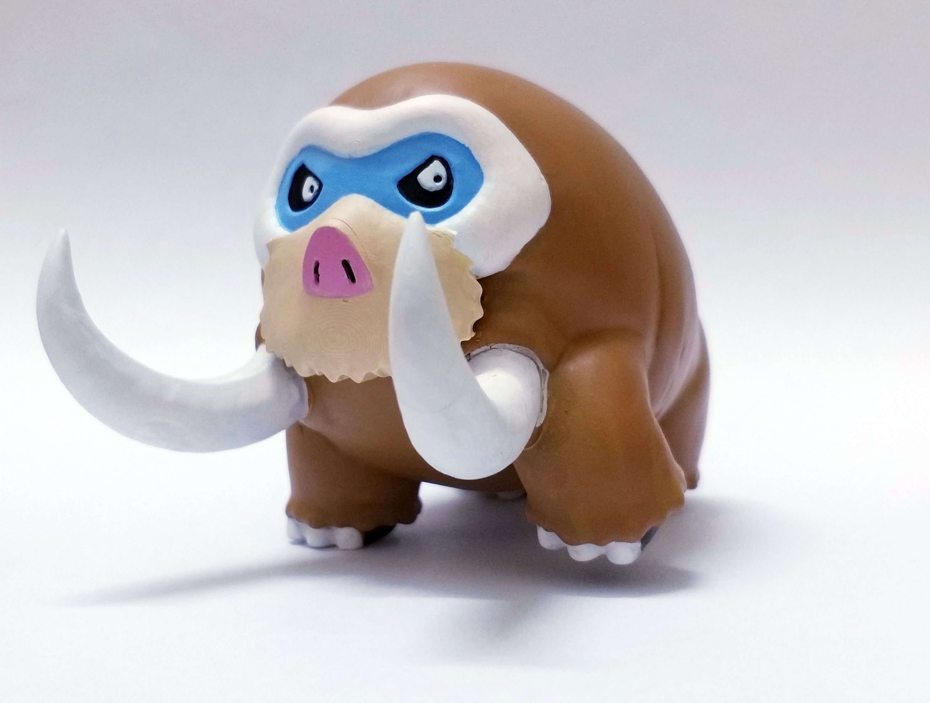 Pokemon Swinub Piloswine Mamoswine 3D print model_2