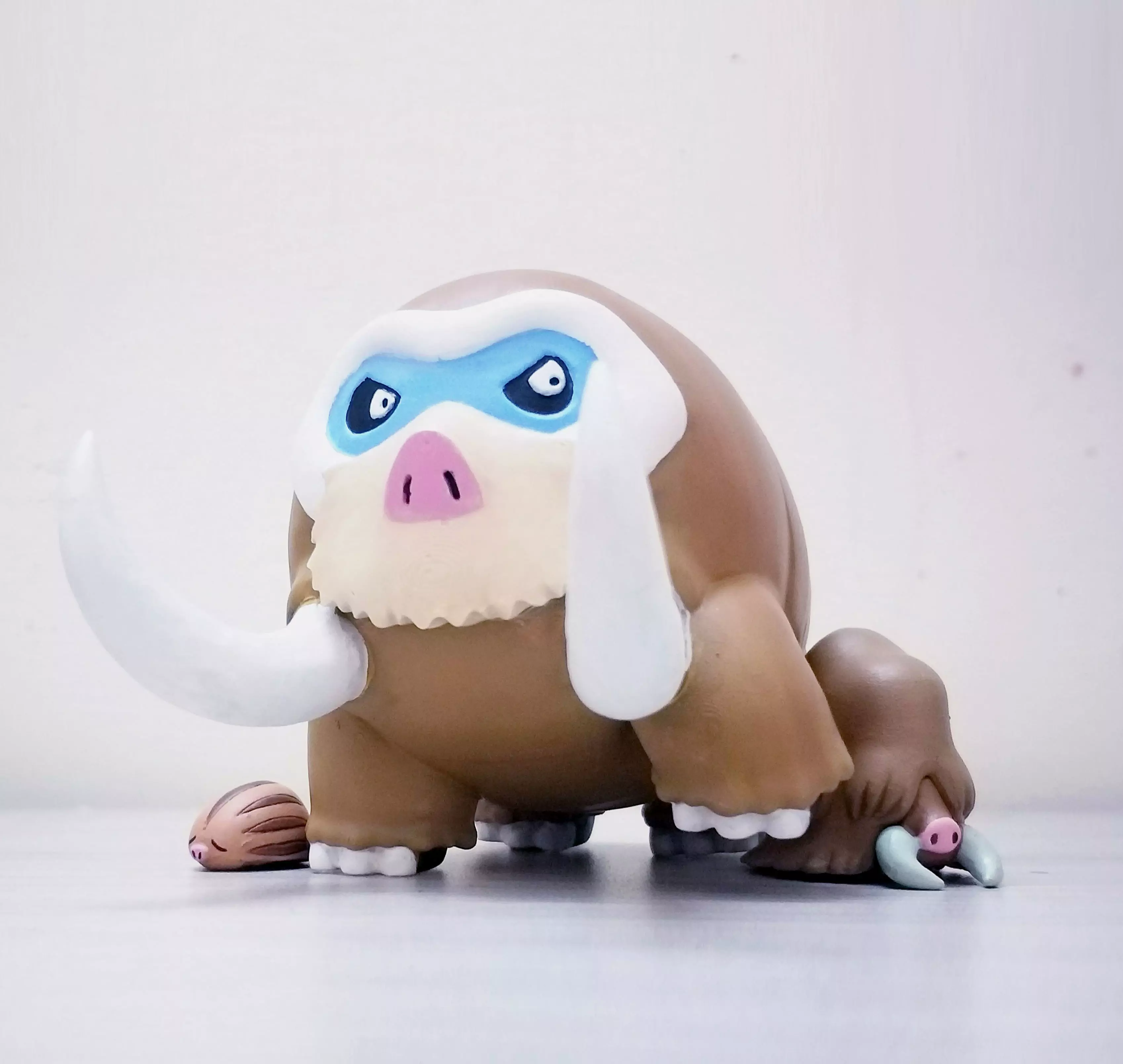 Pokemon Swinub Piloswine Mamoswine 3D print model_0