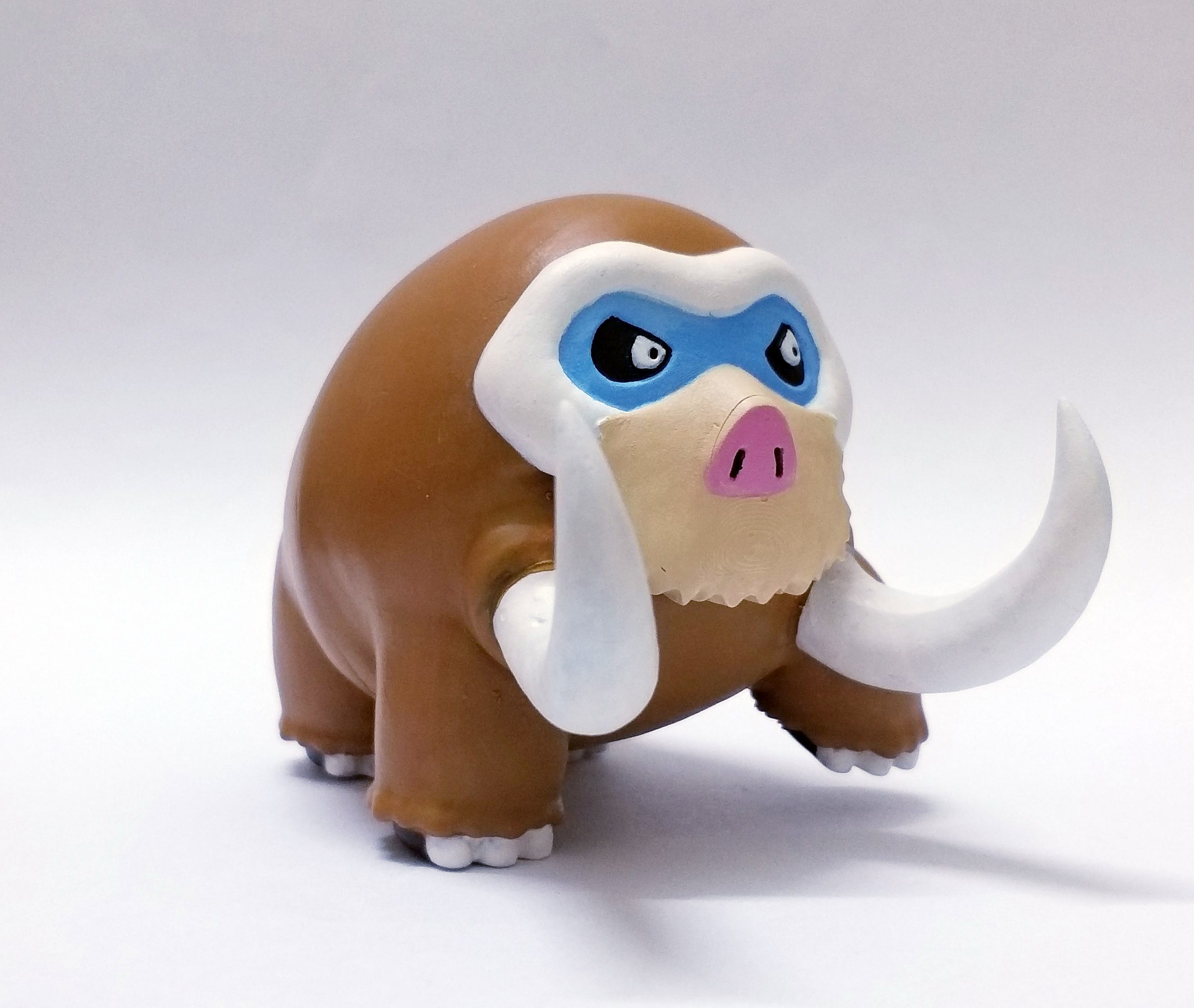 Pokemon Swinub Piloswine Mamoswine 3D print model_4