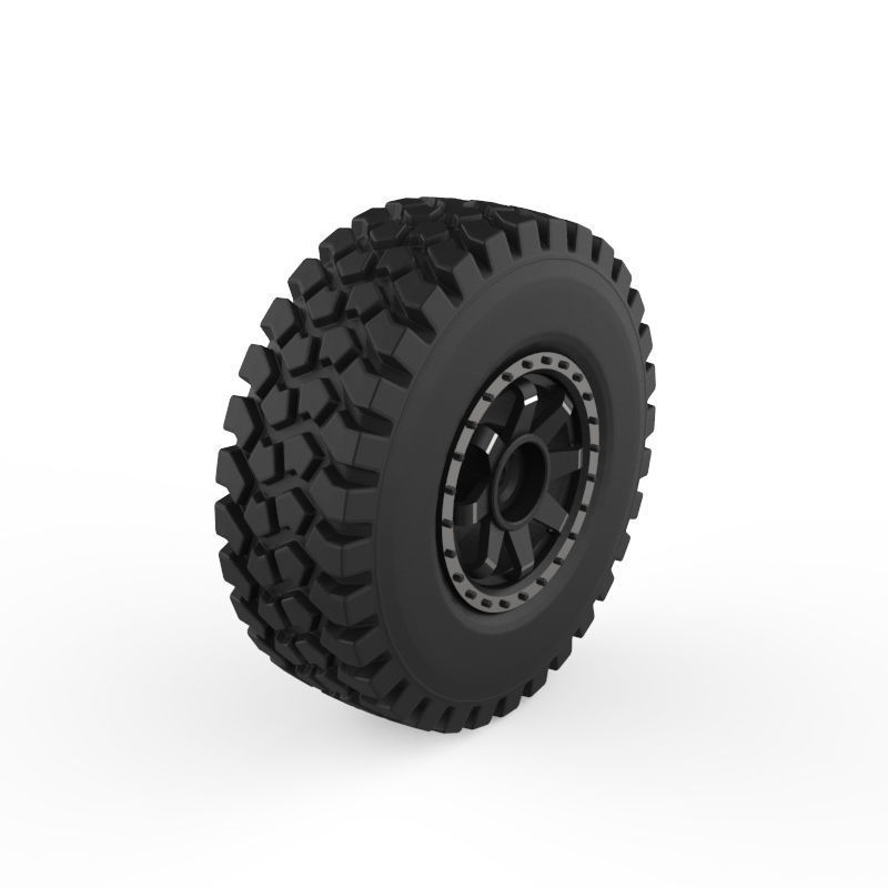 Rough Terrain Tire Mold 3D print model_3