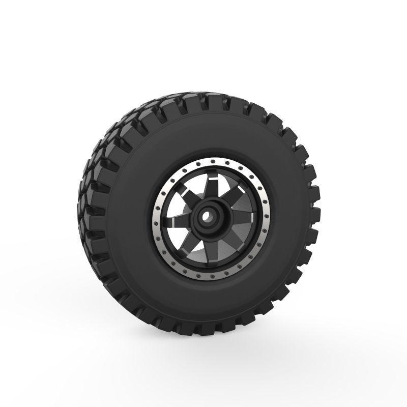 Rough Terrain Tire Mold 3D print model_2