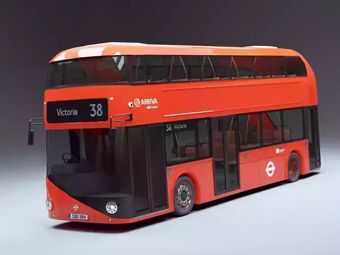 London Bus - New Routemaster 3D model
