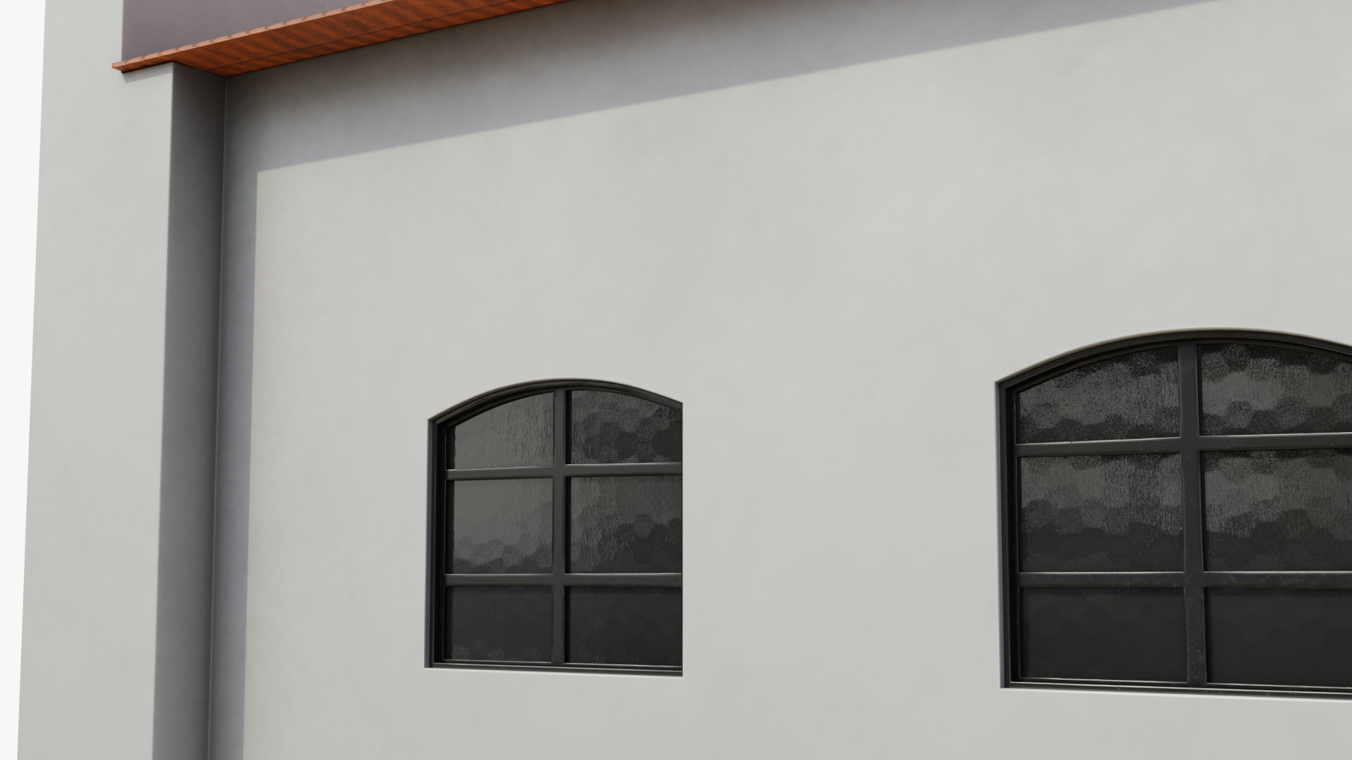 Simple Modern Church Structure Building PBR Textures Low-poly 3D model_8