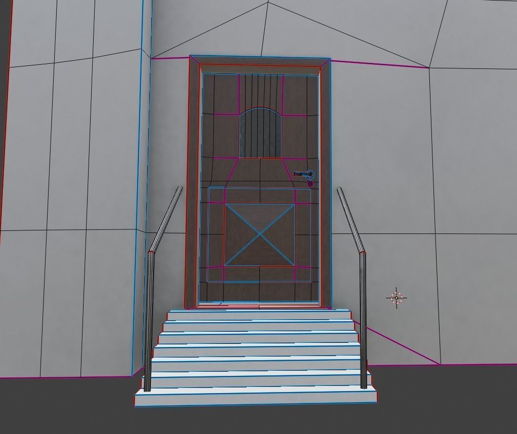 Simple Modern Church Structure Building PBR Textures Low-poly 3D model_17