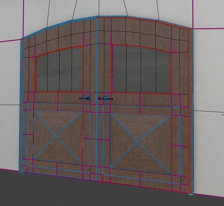 Simple Modern Church Structure Building PBR Textures Low-poly 3D model_18