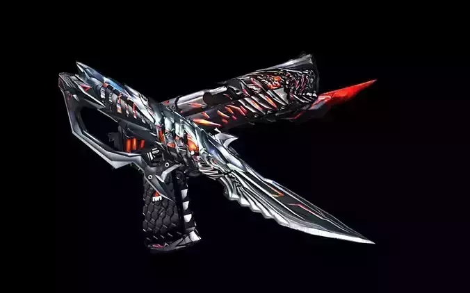 Desert Eagle Born Beast Free 3D model