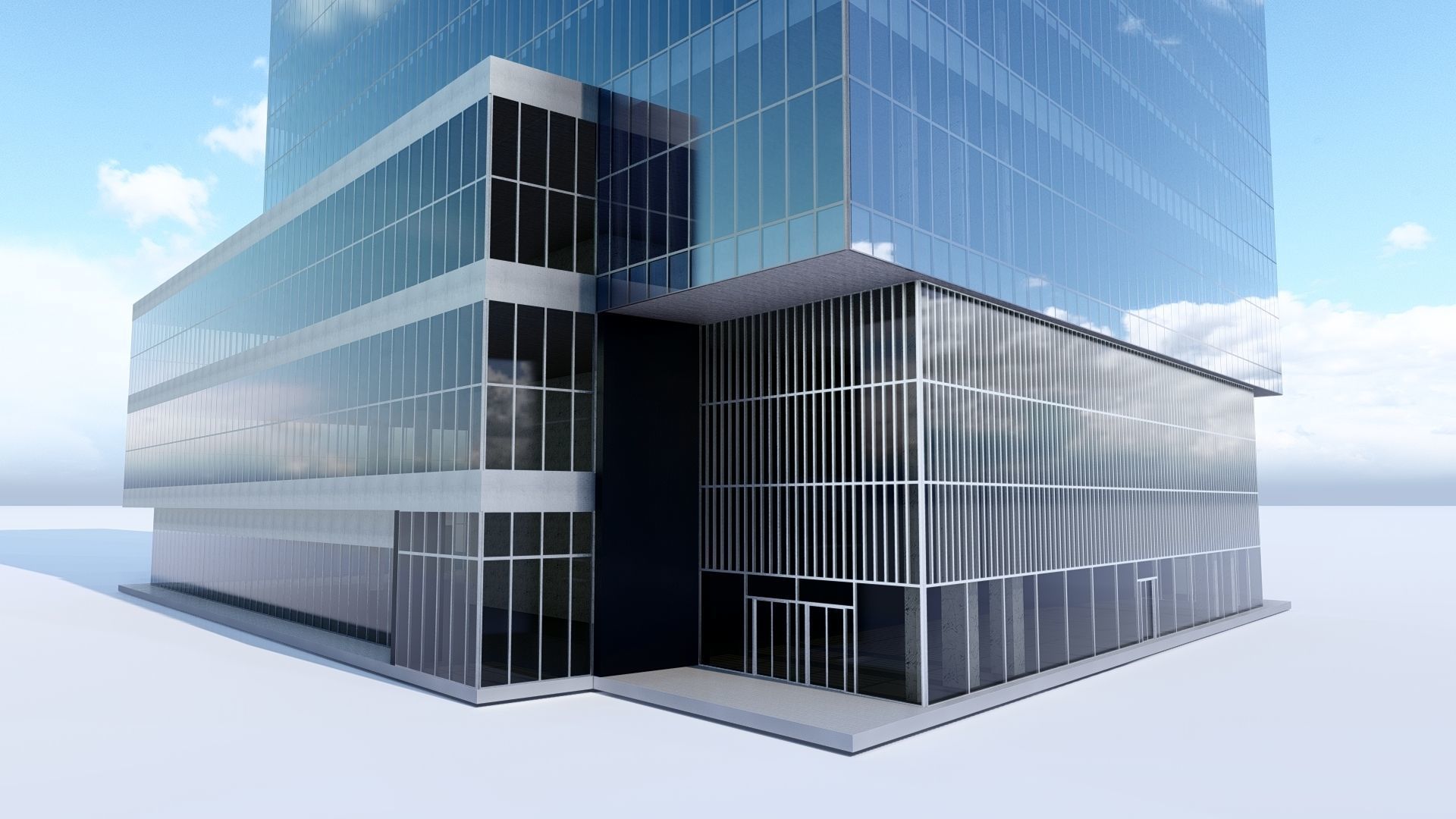 4 World Trade Center 3D model_2