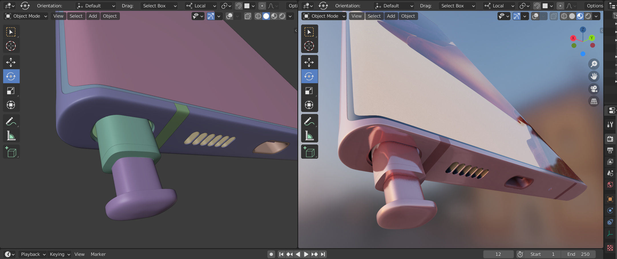 Galaxy Note 20 Ultra - animation 3D model_5