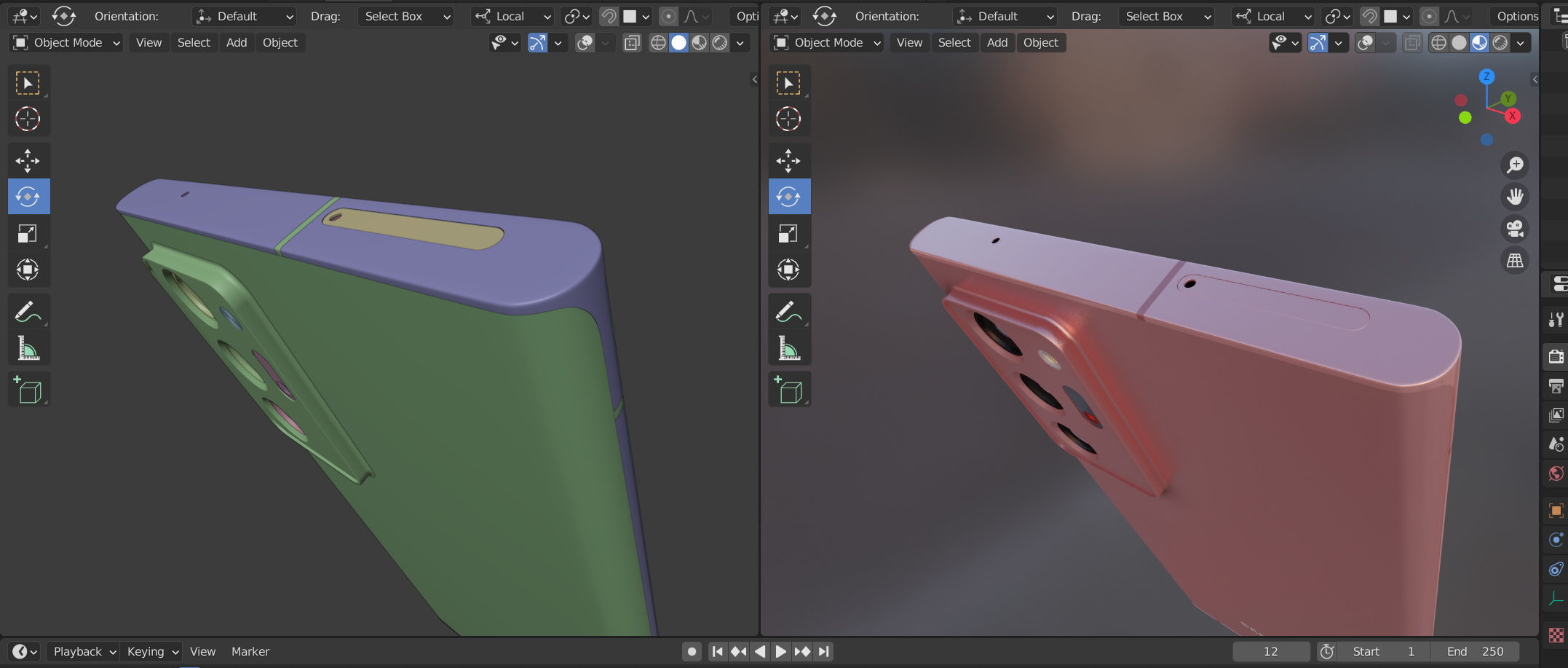 Galaxy Note 20 Ultra - animation 3D model_8