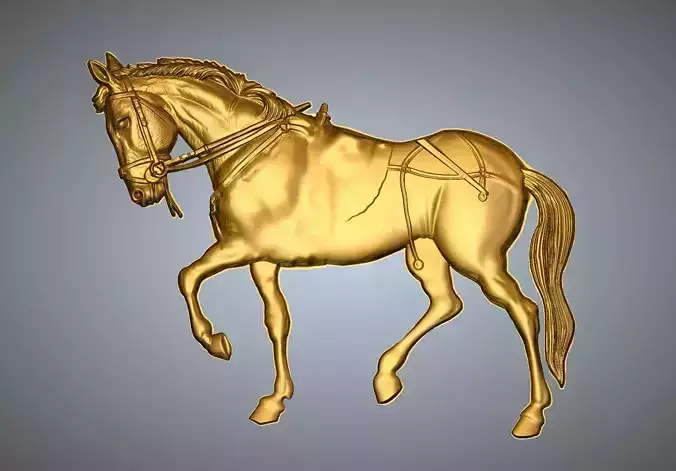 Horse golden