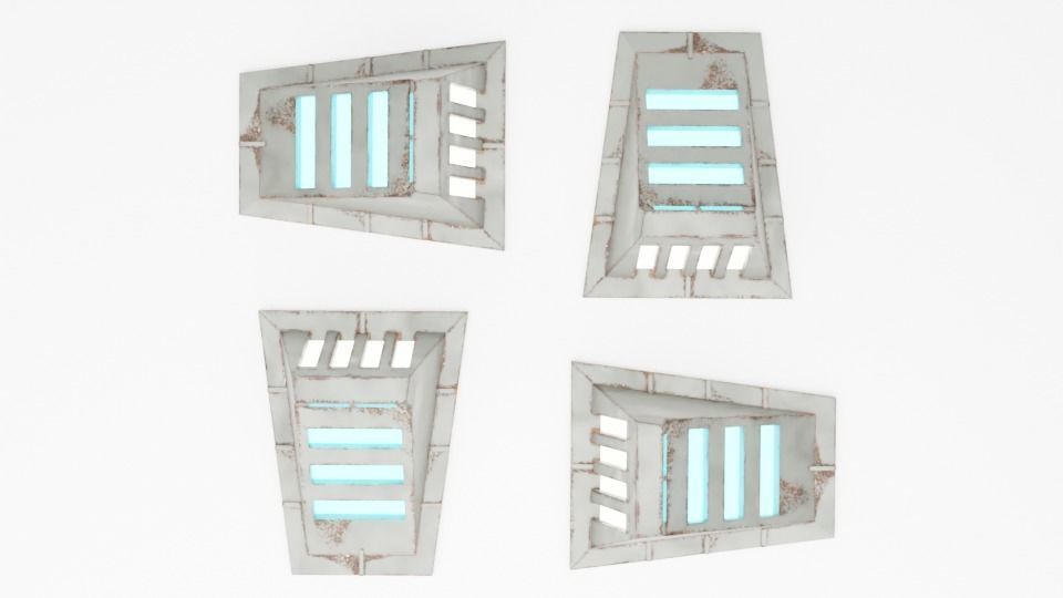 Star Wars Echo Base Hangar light - 1-18 scale Hasbro Kenner 3D print model_3