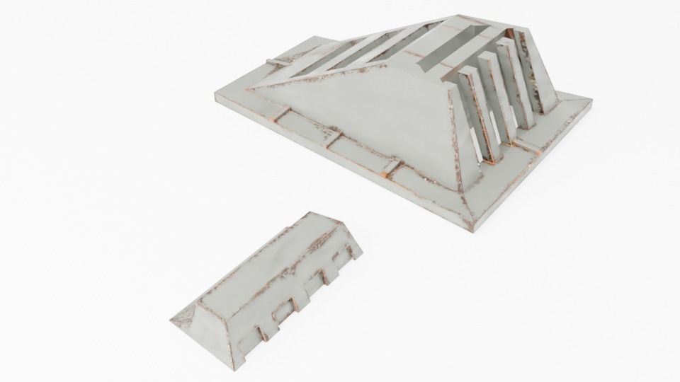 Star Wars Echo Base Hangar light - 1-18 scale Hasbro Kenner 3D print model_10