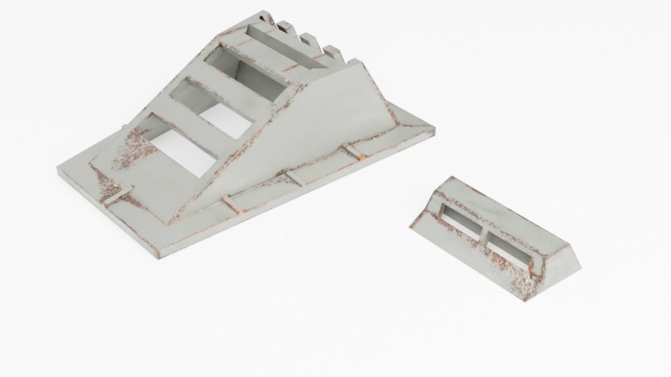 Star Wars Echo Base Hangar light - 1-18 scale Hasbro Kenner 3D print model_11