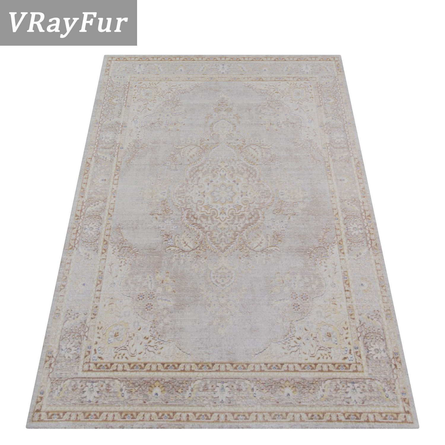 Rug Set 1231 3D model_2