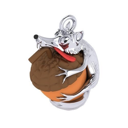 Scrat Pendant 3D print model