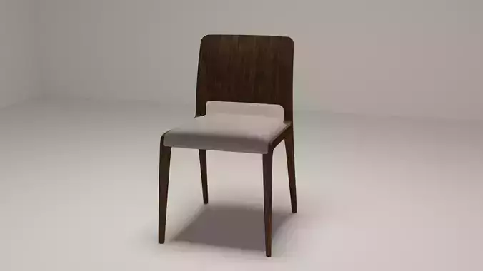 Modern Minimalist Wooden Chair