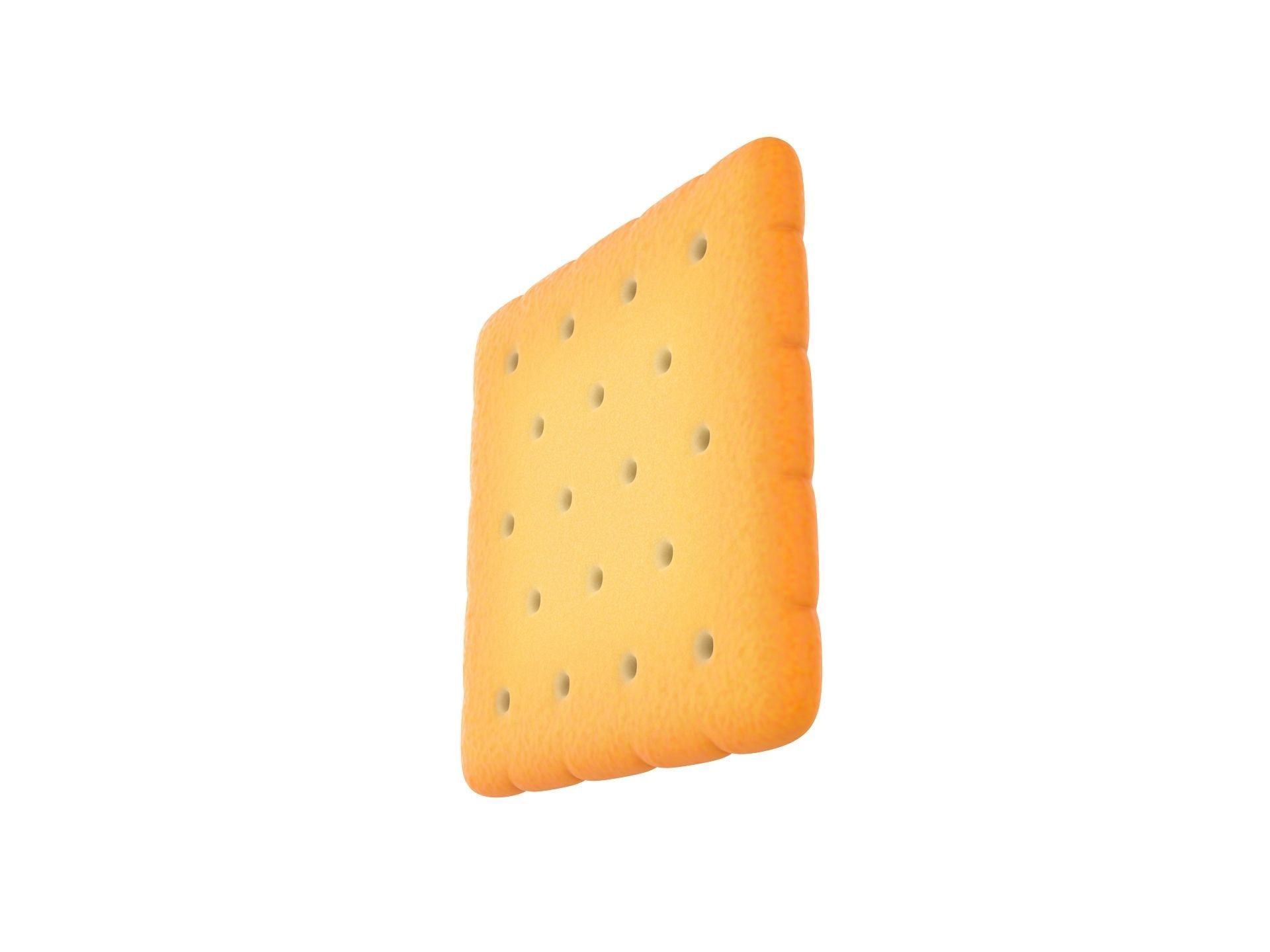 Square Cracker 3D model_4