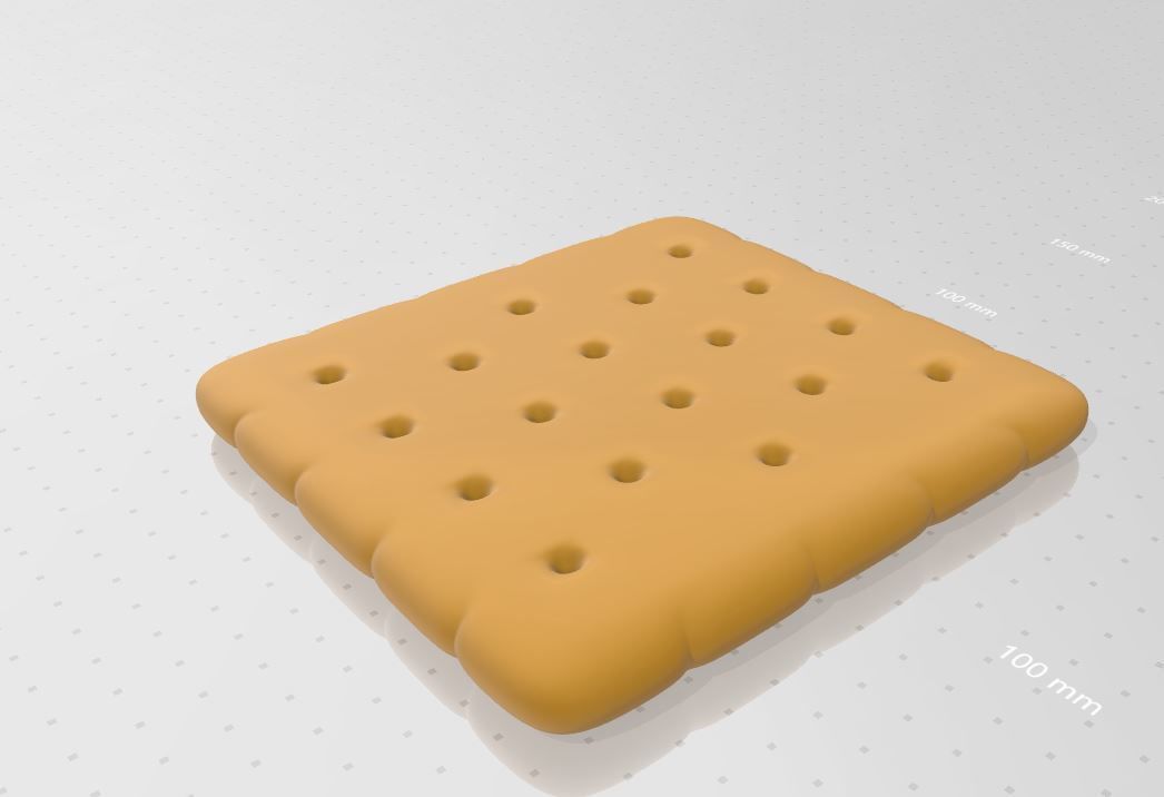 Square Cracker 3D model_21