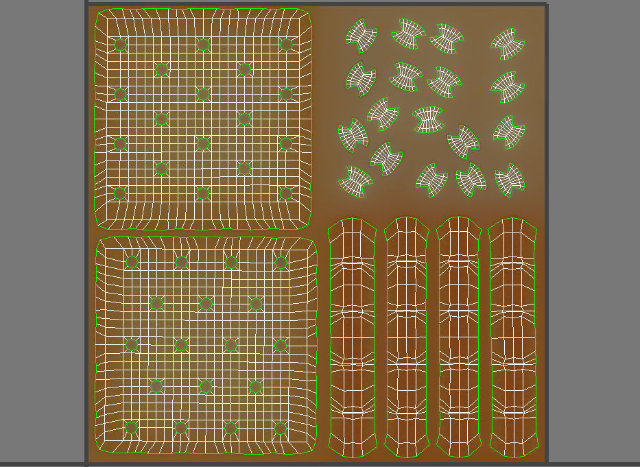 Square Cracker 3D model_20