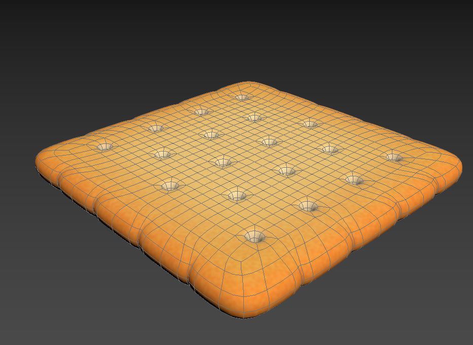 Square Cracker 3D model_16