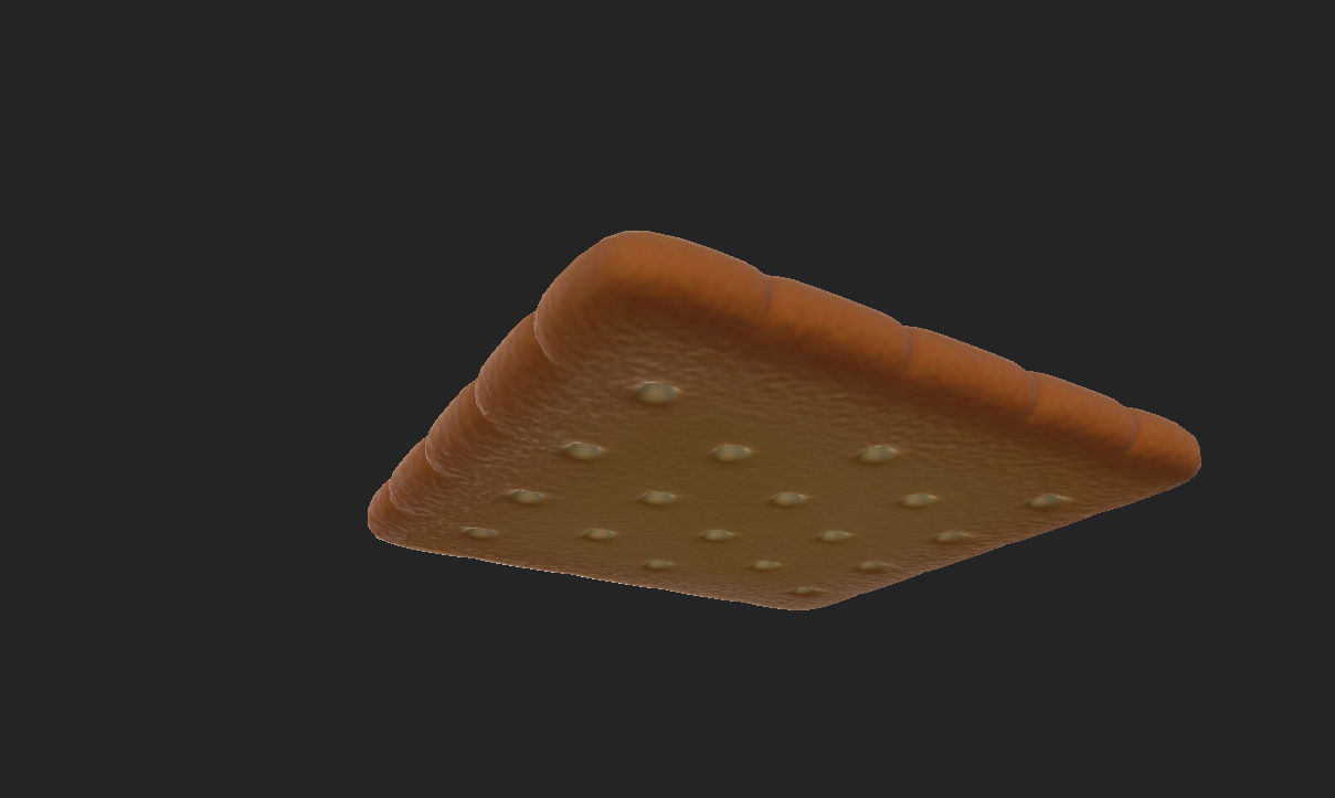 Square Cracker 3D model_11
