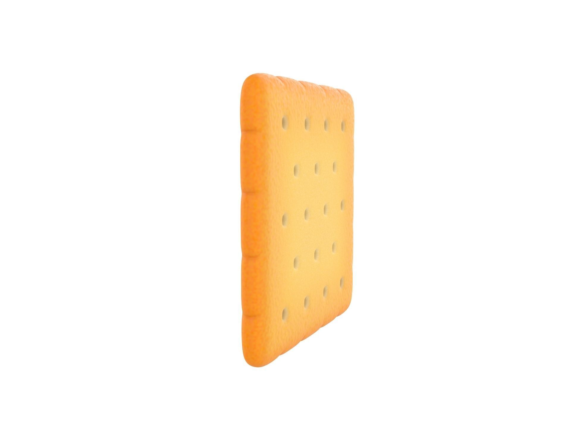 Square Cracker 3D model_2