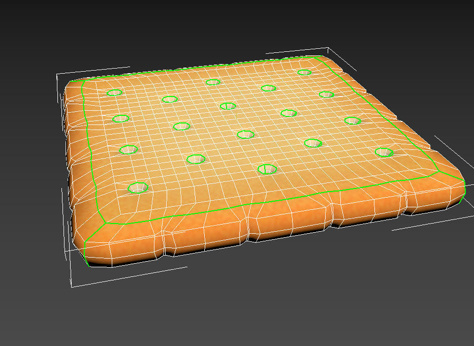 Square Cracker 3D model_19