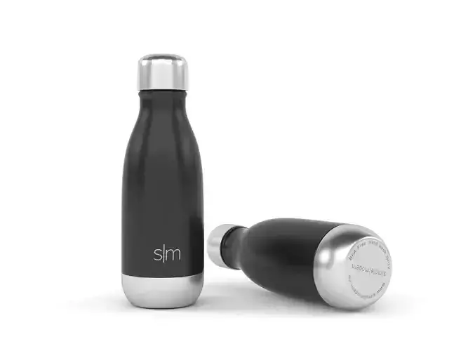 Simple Modern Wave Water Bottle 3D model